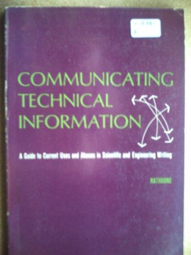 Book Communicating Technical Information free