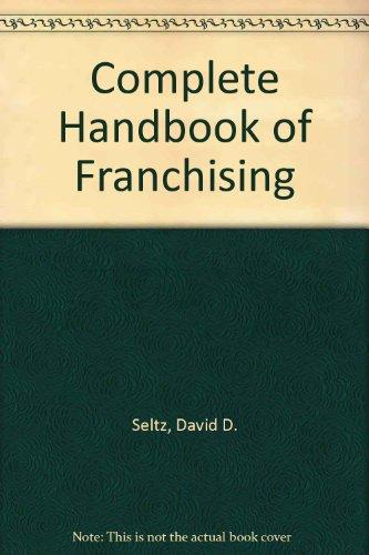 Book The Complete Handbook of Franchising free