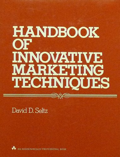 Book Handbook of Innovative Marketing Techniques free