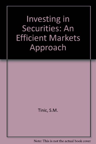 Book Investing in Securities: An Efficient Markets Approach free