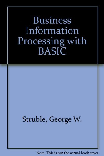 Book Business Information Processing With Basic free