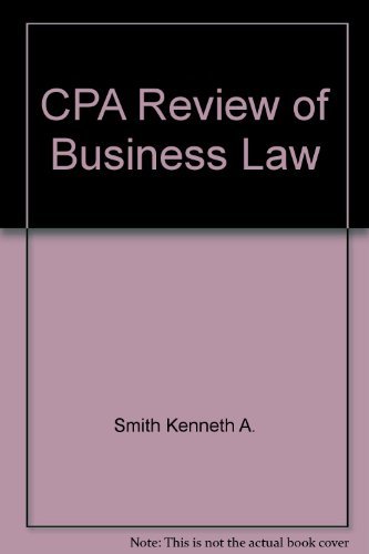 Book Cpa Review Of Business Law free
