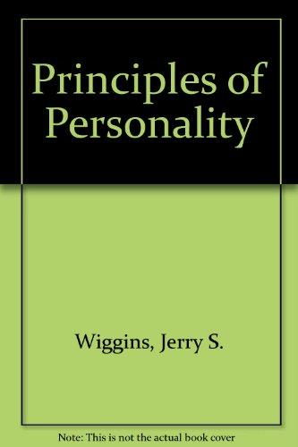 Book Principles Of Personality (addison-wesley Series In Psychology) free