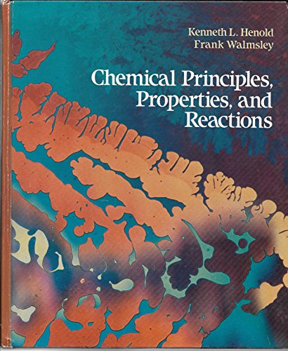 Book Chemical principles, properties, and reactions (Addison-Wesley series in chemistry) free