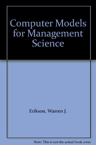 Book Computer models for management science free