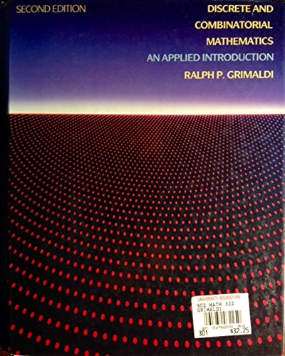 Book Discrete And Combinatorial Mathematics: An Applied Introduction free