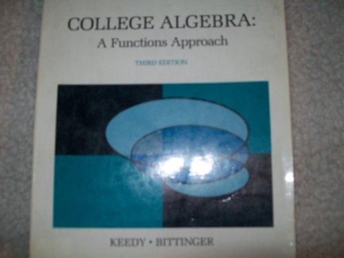 Book College Algebra: A Functions Approach free