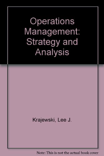 Book Operations Management: Strategy and Analysis free