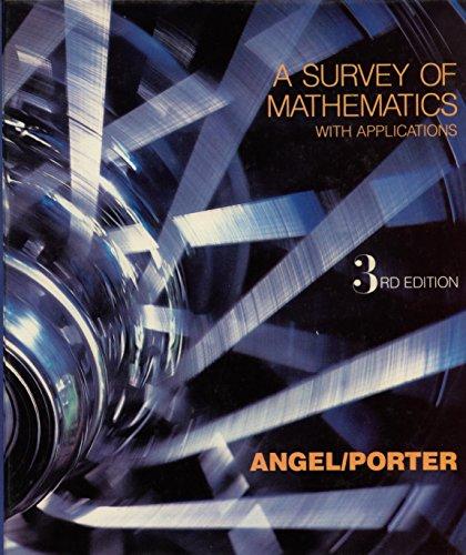 Book A Survey Of Mathematics With Applications free