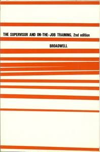 Book The supervisor and on-the-job training free