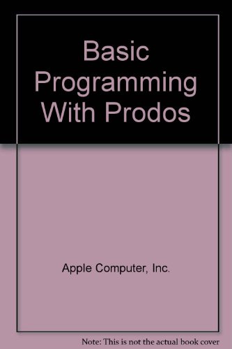 Book Basic Programming With Prodos free