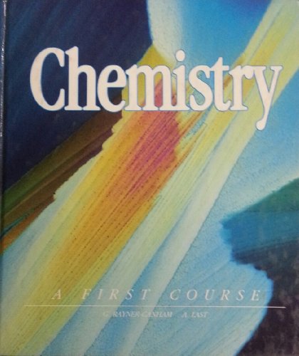 Book CHEMISTRY  - A FIRST COURSE free
