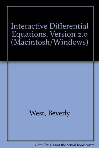 Book Interactive Differential Equations, Version 2.0 (Macintosh/Windows) free