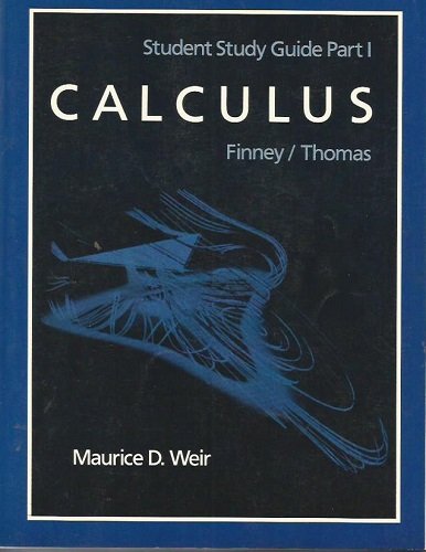 Book Calculus Student Study Guide Part 1 free