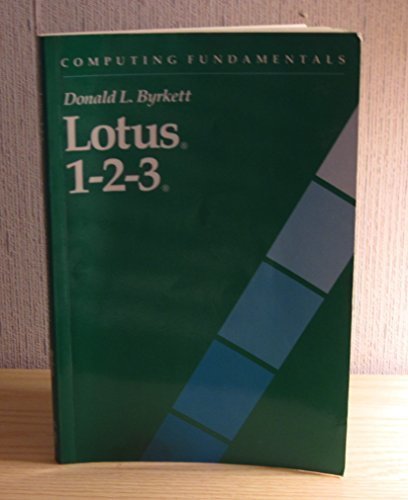 Book Computing Fundamentals: Lotus 1-2-3 free