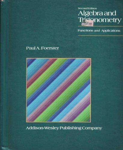 Book Algebra and Trigonometry free
