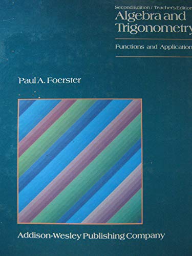 Book Algebra and Trigonometry: Function and Applications free