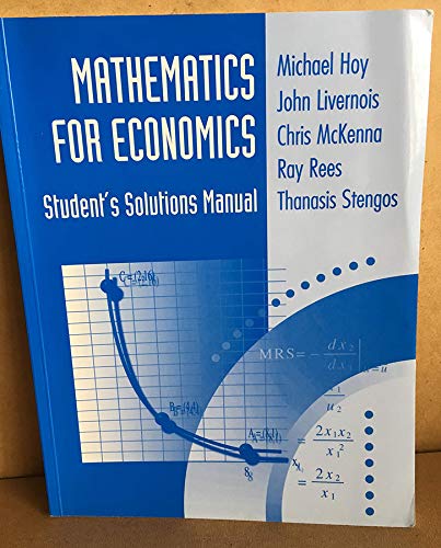 Book Math For Economics free