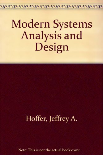 Book Modern Systems Analysis And Design free