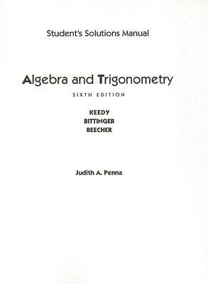 Book Student Solutions Manual for Algebra and Trigonometry: Unit Circle free