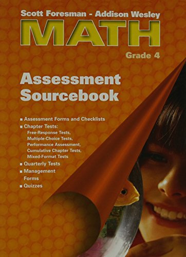 Book Scott Foresman Math Grade 4: Assessment Sourcebook free