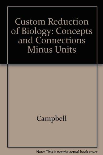 Book Custom Reduction Of Biology: Concepts And Connections Minus Units free