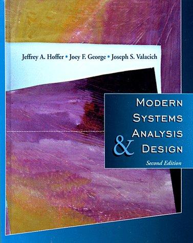 Book Modern Systems Analysis and Design (2nd Edition) free