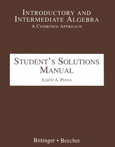 Book Introductory And Intermediate Algebra free