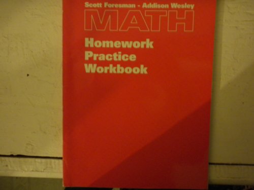 Book Scott Foresman - Addison Wesley Math Homework Practice Workbook free