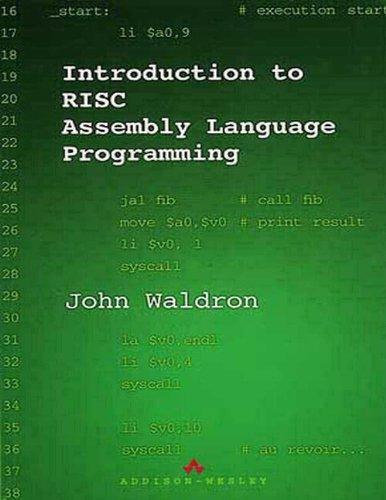 Book Introduction to RISC Assembly Language Programming free