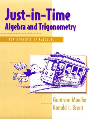Book Just-In-Time Algebra and Trigonometry: For Students of Calculus free