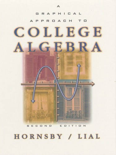 Book A Graphical Approach To College Algebra free