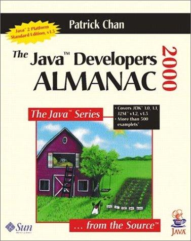 Book The Java(TM) Developers Almanac 2000 (3rd Edition) free