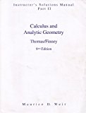 Book Calculus and Analytic Geometry Pt. 1 : Instructor&#39;s Solutions Manual free