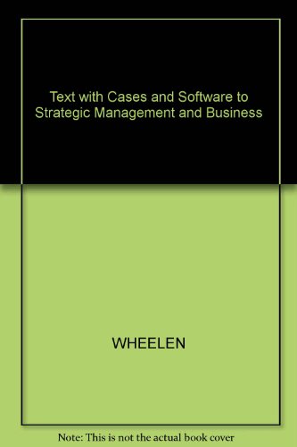 Book Text With Cases And Software To Strategic Management And Business free