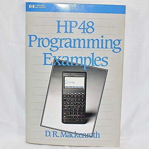 Book Hp 48 Programming Examples (Hewlett Packard Press Series) free