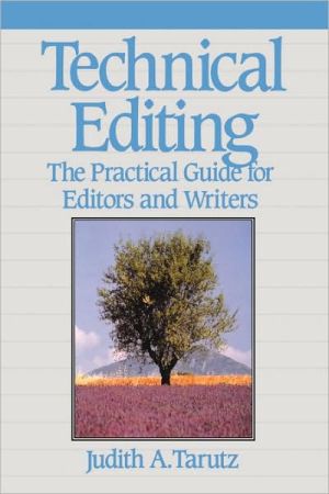 Book Technical Editing: The Practical Guide For Editors And Writers (Hewlett-Packard Press) free