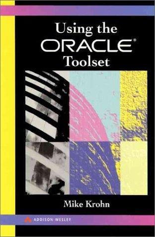 Book Using the Oracle Toolset free