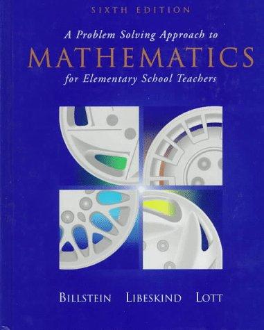 Book A Problem Solving Approach to Mathematics for Elementary School Teachers free
