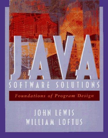 Book Java Software Solutions : Foundations of Program Design free