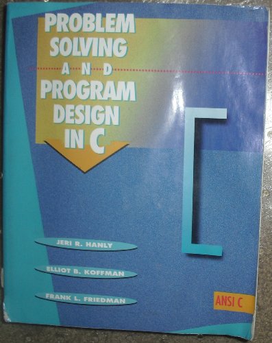Book Problem Solving and Program Design in C free