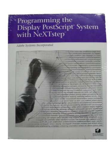 Book Programming the Display Postscript System With Nextstep free