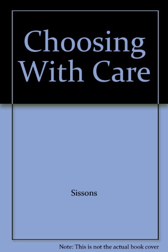 Book Choosing With Care free