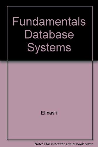 Book Fundamentals Database Systems free