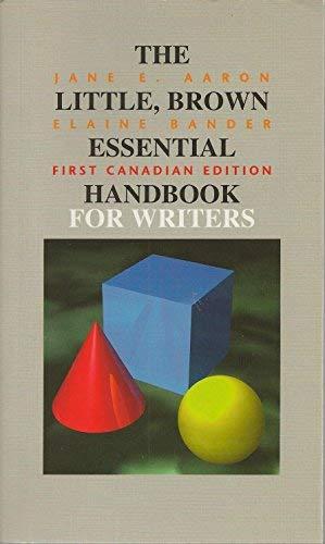 Book Little, Brown Essential Handbook for Writers, The: First Canadian Edition free