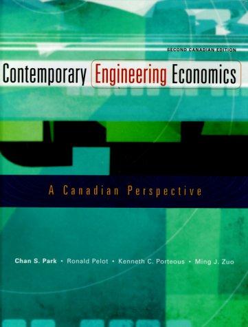 Book Contemporary Engineering Economics : A Canadian Perspective free