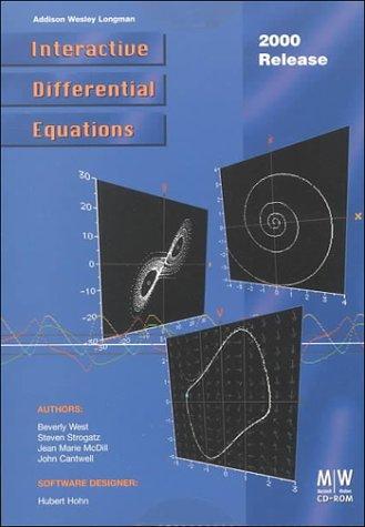 Book Interactive Differential Equations, 2000 Release free