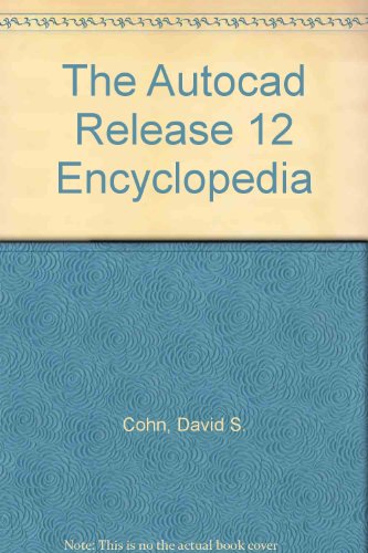Book The Autocad Release 12 Encyclopedia free