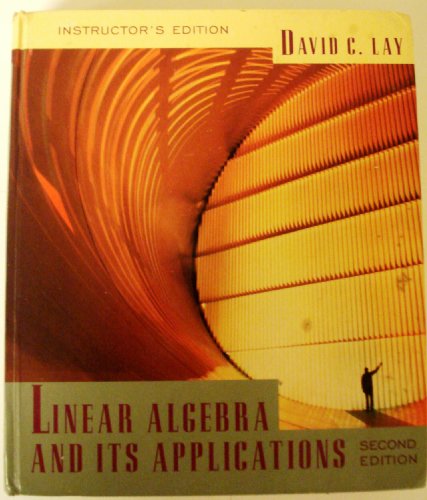 Book Instructors Edition to Linear Algebra and Its Applications 2e free