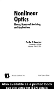 Book Nonlinear Optics free